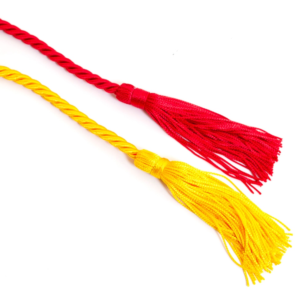 Ducks Spirit, Josten's, Honor Cord, Grad, Double Cord, 345111, Red/Gold